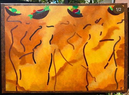 Warm Shapes- A4 print